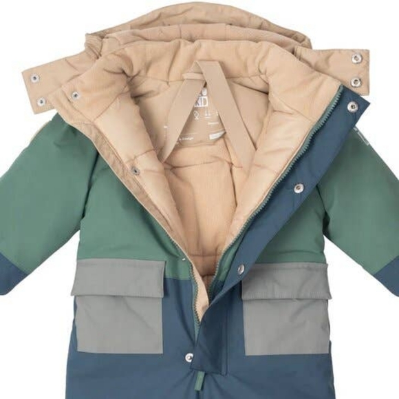 Leokid Snowsuit color block Blue Shade